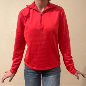 Izod Athletic Textured Quarter Zip Pullover